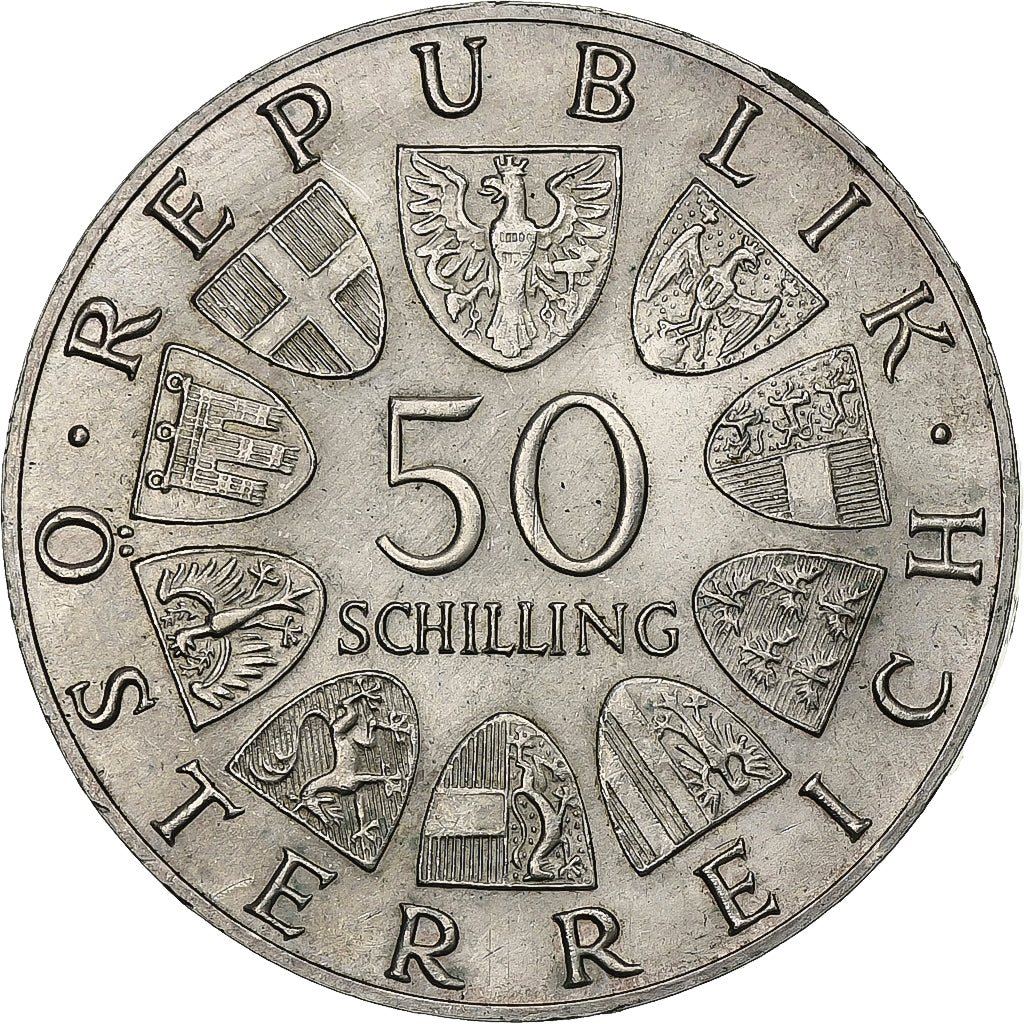 Austria, 50 Schilling, 1969, Vienna, Argento, SPL-, KM:2906