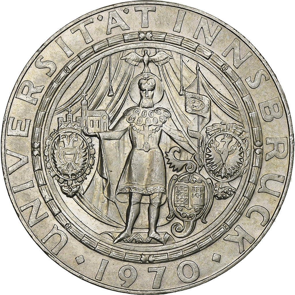 Austria, 50 Schilling, 1970, Vienna, Plata, SC, KM:2908