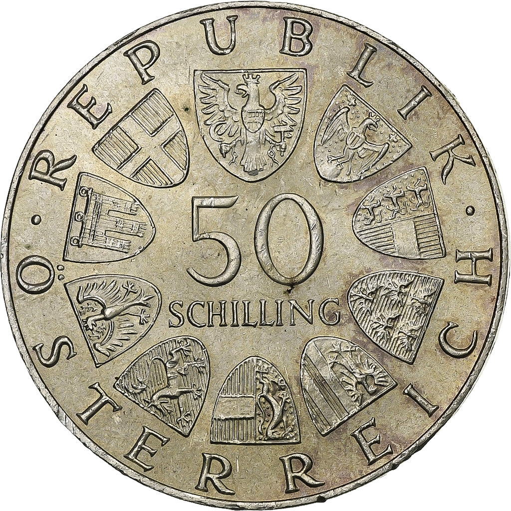 Austria, 50 Schilling, 1973, Vienna, Plata, SC, KM:2916