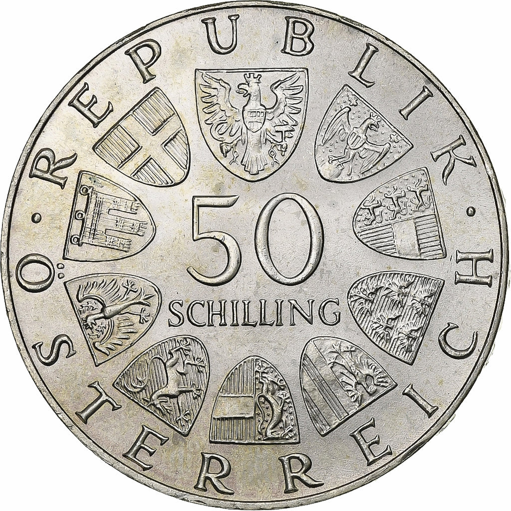 Austria, 50 Schilling, 1973, Vienna, Argento, SPL, KM:2916