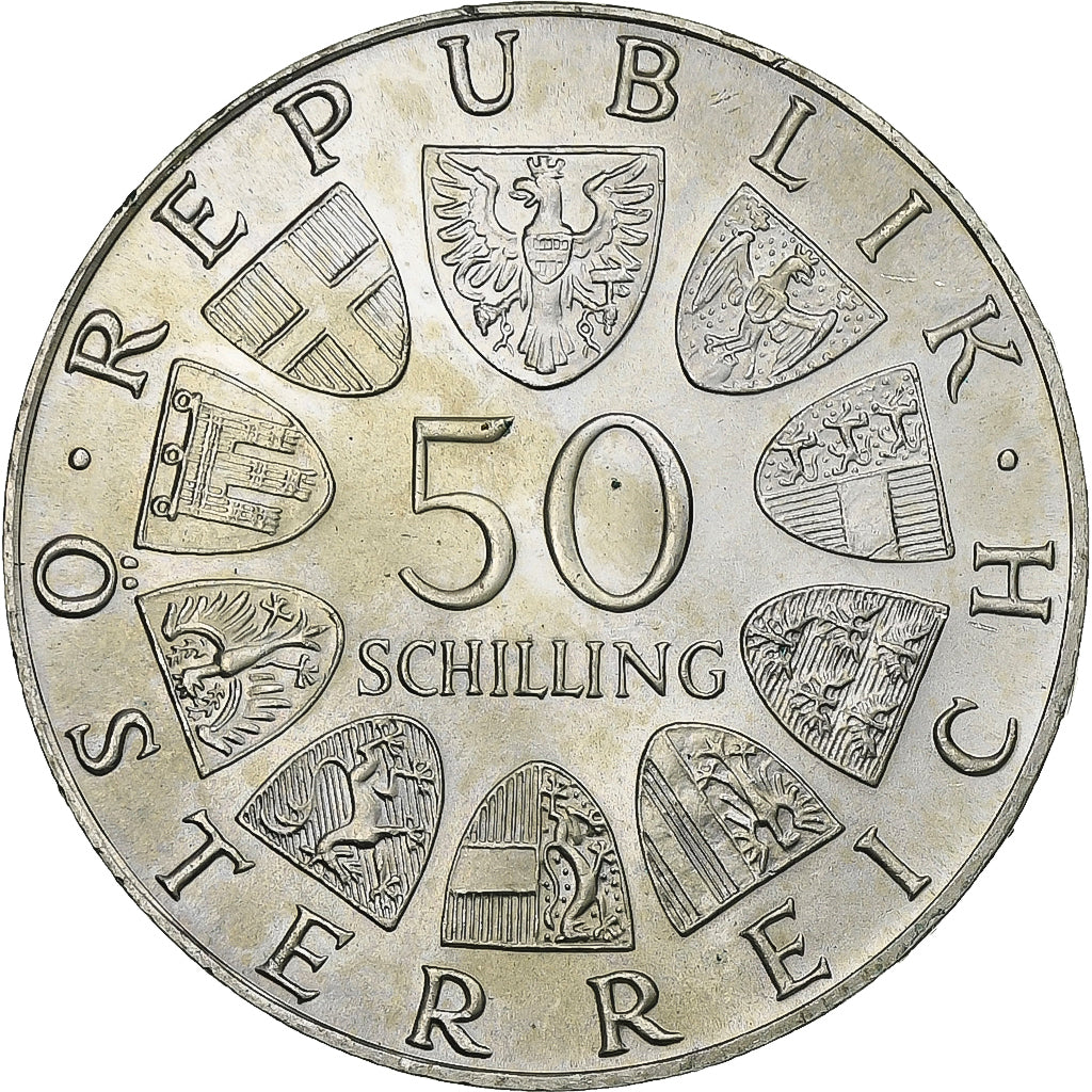 Autriche, 50 Schilling, 1974, Vienne, Argent, SPL, KM:2921