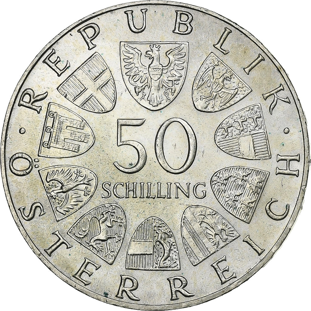 Österreich, 50 Schilling, 1974, Vienna, Silber, VZ+, KM:2921