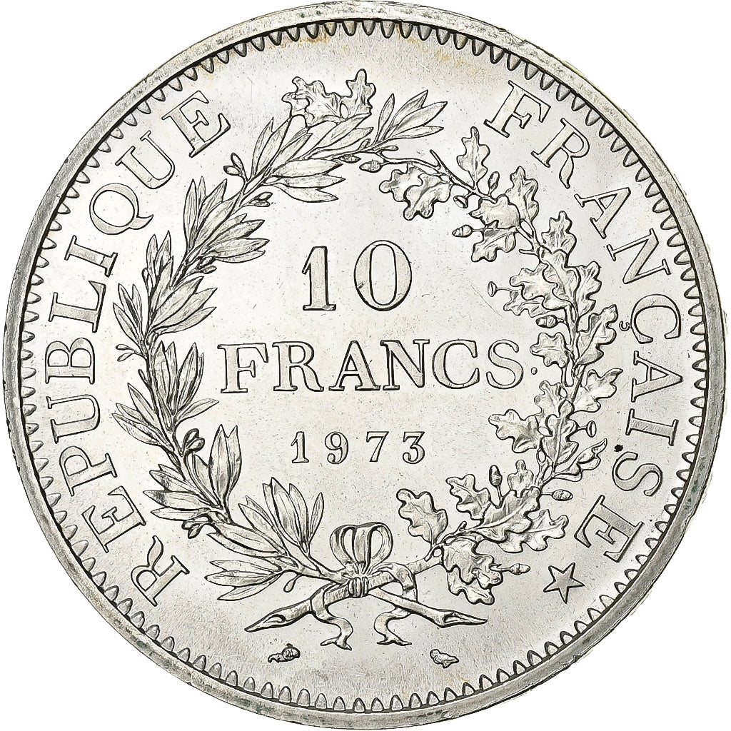France, 10 Francs, Hercule, 1973, Paris, Argent, SPL+, Gadoury:813, KM:932
