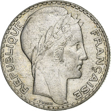 France, 10 Francs, Turin, 1937, Paris, Silver, EF(40-45), Gadoury:801