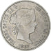 Spain, Isabel II, Escudo, 1867, Silver, VF(20-25), KM:626.1