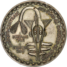 West African States, 500 Francs, 1972, Silver, AU(55-58), KM:7