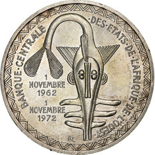 West African States, 500 Francs, 1972, Silver, MS(63), KM:7