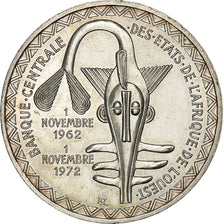 West Afrikaanse Staten, 500 Francs, 1972, Zilver, UNC-, KM:7