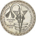 West Afrikaanse Staten, 500 Francs, 1972, Zilver, UNC-, KM:7