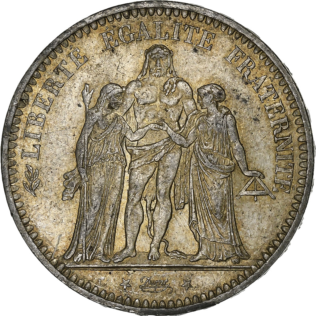 Frankreich, 5 Francs, Hercule, 1873, Bordeaux, Silber, VZ, Gadoury:745a