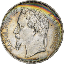 Francia, 5 Francs, Napoléon III, 1870, Paris, Plata, MBC, Gadoury:739, KM:799.1