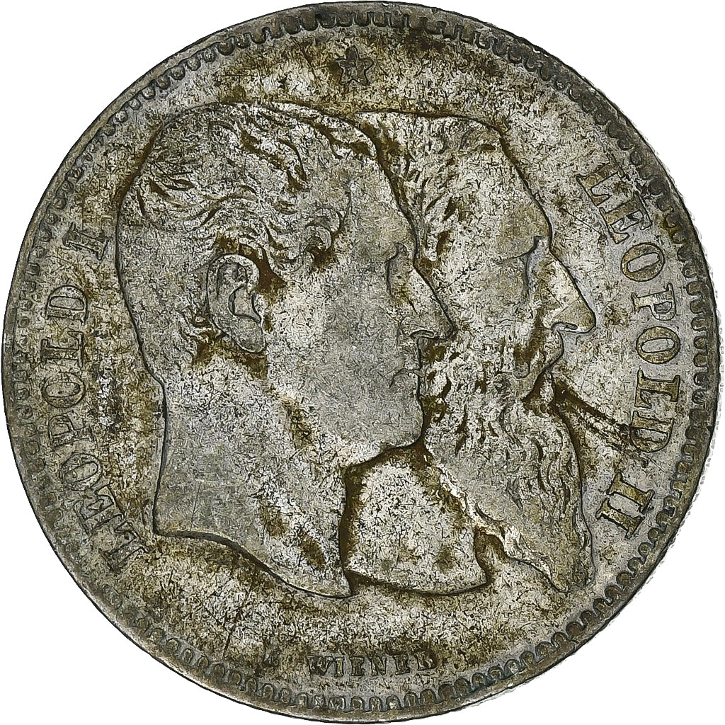 Belgien, Leopold II, 2 Francs, 2 Frank, 1880, Silber, SS, KM:39