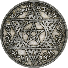 Morocco, Mohammed V, 200 Francs, AH 1372/1953, Paris, Silver, EF(40-45), KM:53