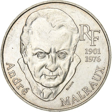 France, 100 Francs, André Malraux, 1997, Silver, MS(60-62), Gadoury:954