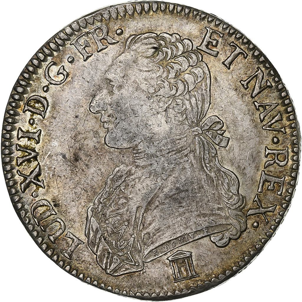Francia, Louis XVI, Ecu, Écu aux branches d'olivier, 1785, Bordeaux, Argento