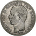 Greece, George I, 5 Drachmai, 1875, Paris, Silver, VF(20-25), KM:46
