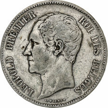 Belgium, Leopold I, 5 Francs, 5 Frank, 1851, Silver, VF(20-25), KM:17