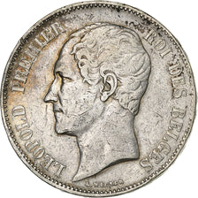 Belgium, Leopold I, 5 Francs, 5 Frank, 1851, Silver, EF(40-45), KM:17