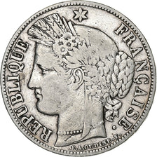 France, 5 Francs, Cérès, 1850, Paris, Silver, VF(30-35), Gadoury:719, KM:761.1