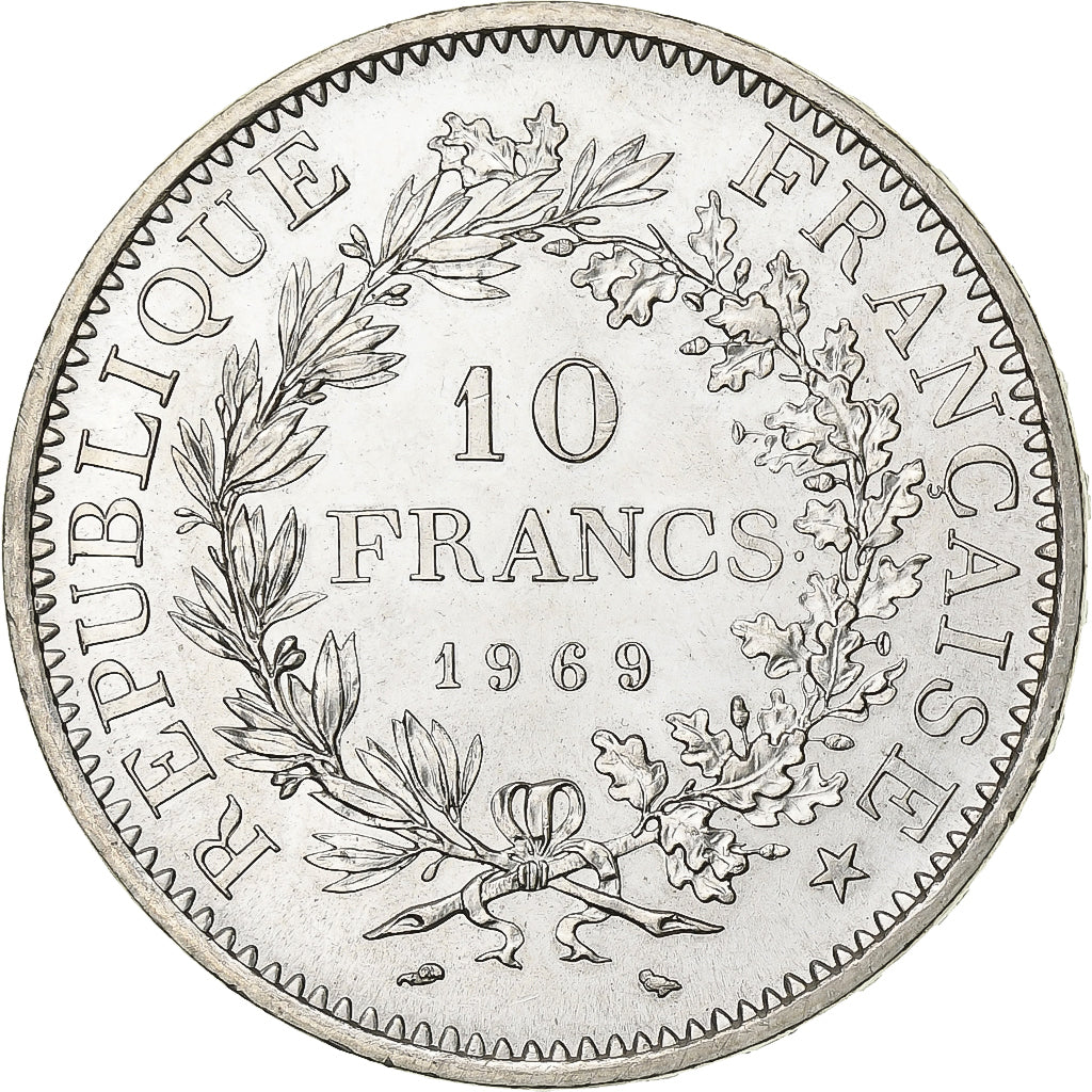 France, 10 Francs, Hercule, 1969, Paris, Argent, SPL+, Gadoury:813, KM:932
