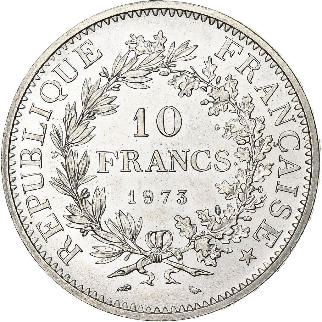 Francia, 10 Francs, Hercule, 1973, Paris, Argento, SPL+, Gadoury:813, KM:932