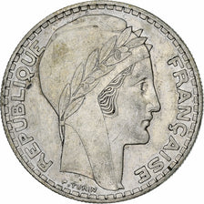 Frankreich, 20 Francs, Turin, 1937, Paris, Silber, SS, Gadoury:852, KM:879