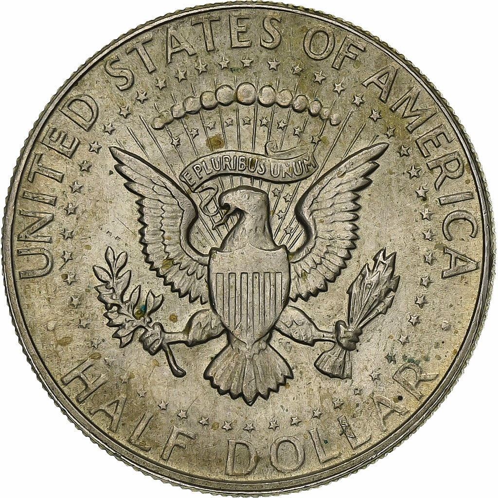 Estados Unidos, Half Dollar, Kennedy, 1967, Philadelphia, Plata, EBC+, KM:202a