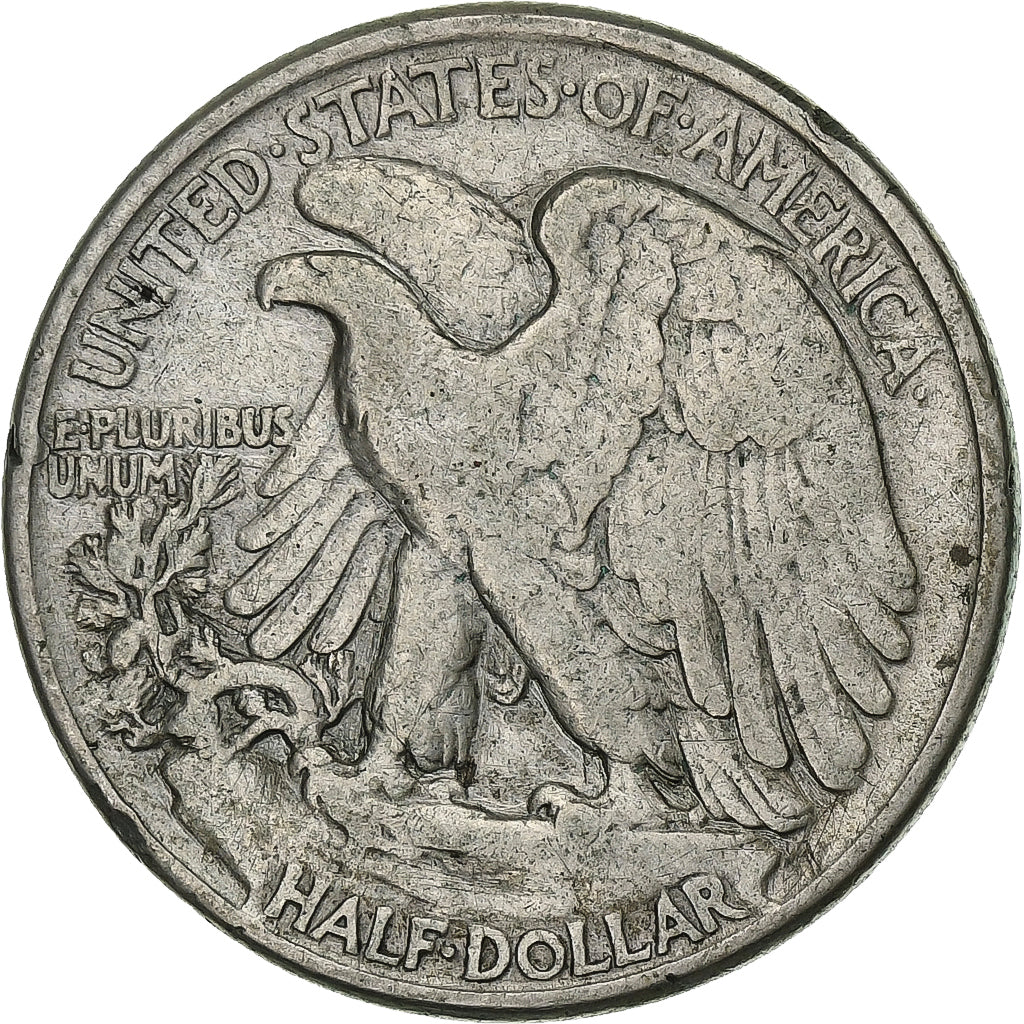 United States, Half Dollar, Walking Liberty, 1944, Philadelphia, Silver