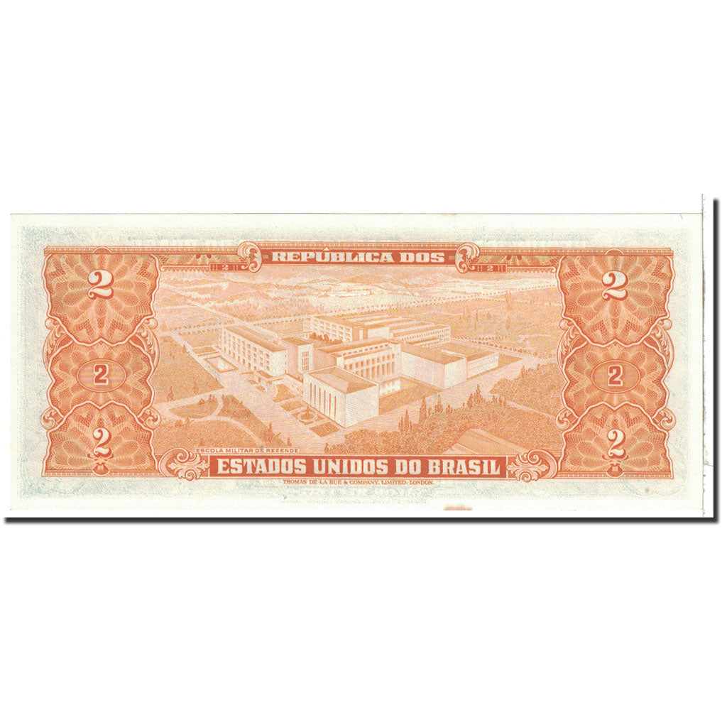 Banknote, Brazil, 2 Cruzeiros, 1956, Undated, KM:157Ab, UNC(65-70)
