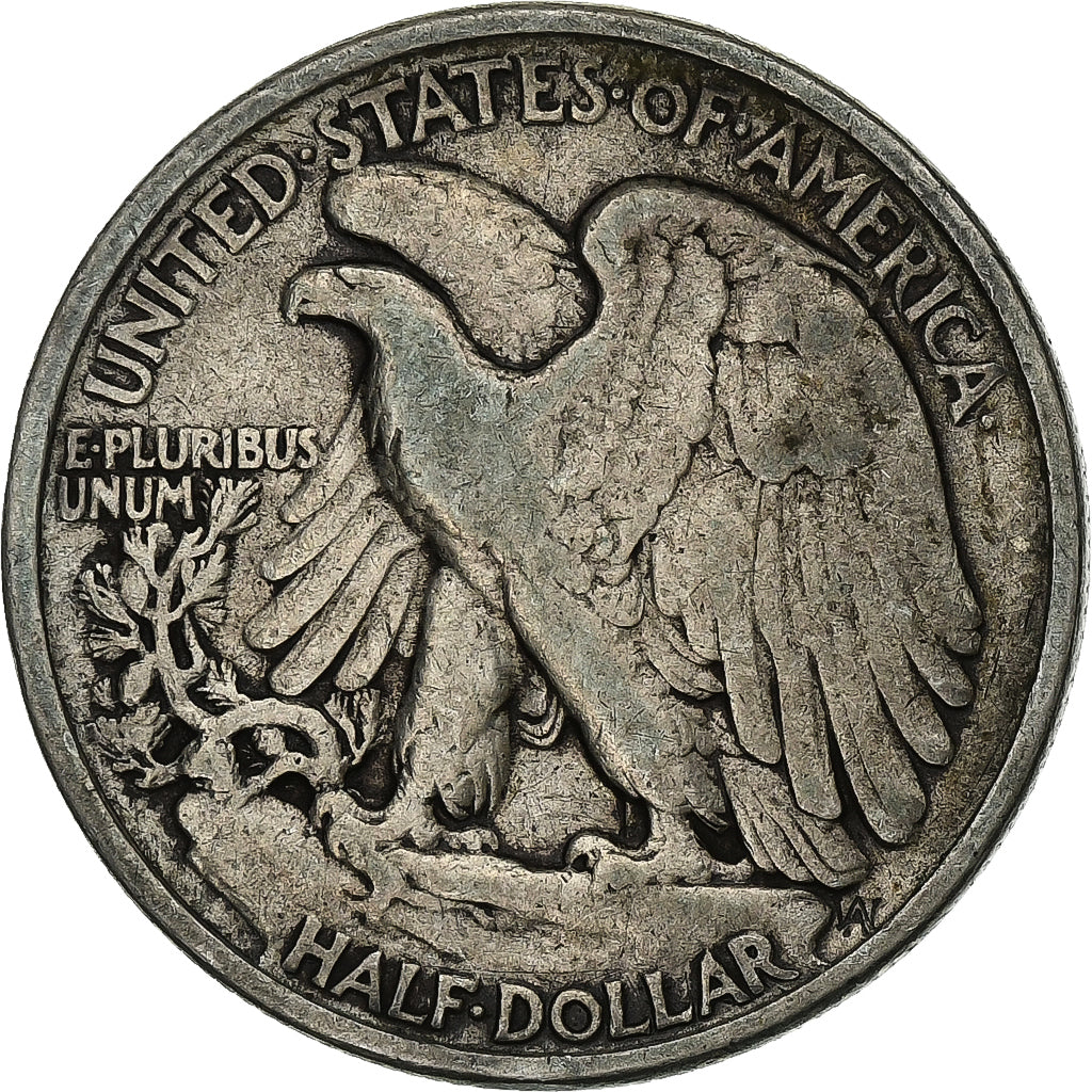United States, Half Dollar, Walking Liberty, 1943, Philadelphia, Silver