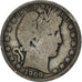 United States, Half Dollar, Barber, 1909, Philadelphia, Silver, F(12-15), KM:116