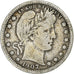 Stati Uniti, Quarter, Barber, 1907, Philadelphia, Argento, MB, KM:114
