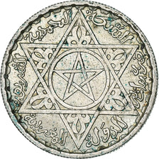 Morocco, Mohammed V, 100 Francs, 1953, Paris, Silver, AU(50-53), KM:52