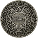 Morocco, Mohammed V, 5 Francs, AH 1347/1928, Paris, Silver, VF(30-35)