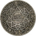 Morocco, Mohammed V, 5 Francs, AH 1347/1928, Paris, Silver, EF(40-45)