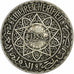 Marocco, Mohammed V, 5 Francs, AH 1352/1933, Paris, Argento, MB+