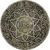 Morocco, Mohammed V, 5 Francs, AH 1352/1933, Paris, Silver, VF(30-35)