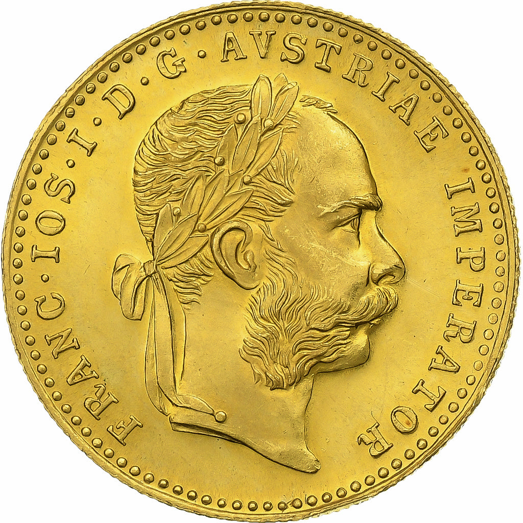 Austria, Franz Joseph I, Ducat, 1915, Vienna, Restrike, Gold, MS(64)