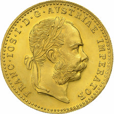 Austria, Franz Joseph I, Ducat, 1915, Vienna, Restrike, Gold, MS(64)
