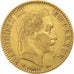 Francia, 10 Francs, Napoléon III, 1865, Strasbourg, Oro, BC+, KM:800.2