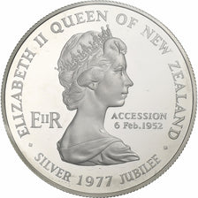 Nowa Zelandia, Elizabeth II, Dollar, 1977, Proof, Srebro, MS(65-70), KM:46a