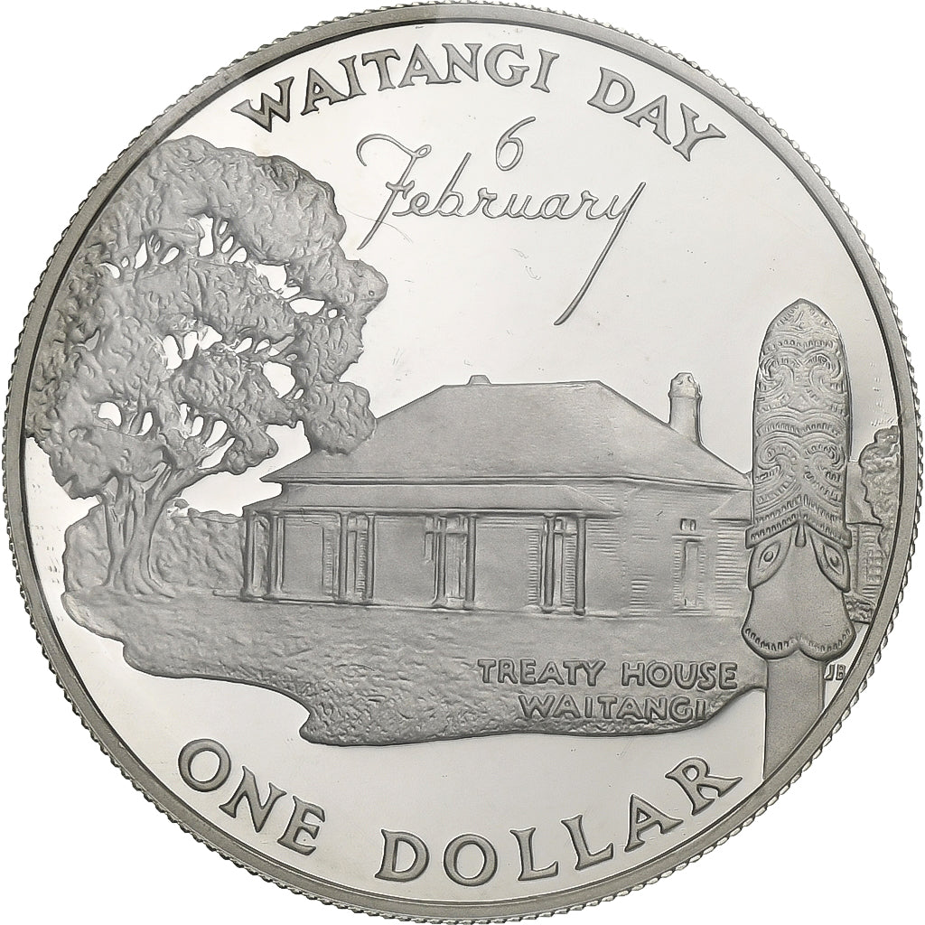 Nowa Zelandia, Elizabeth II, Dollar, 1977, Proof, Srebro, MS(65-70), KM:46a