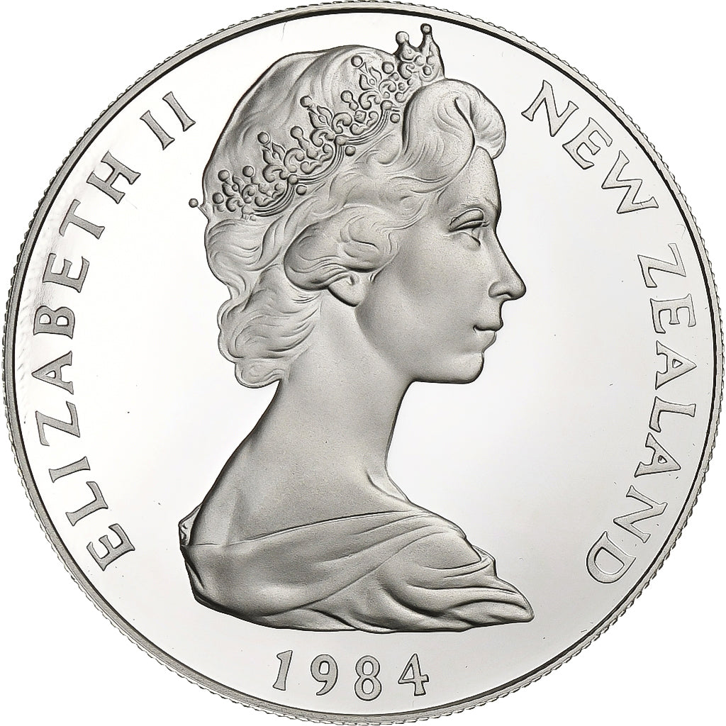 New Zealand, Elizabeth II, Dollar, 1984, Proof, Silver, MS(65-70), KM:54a