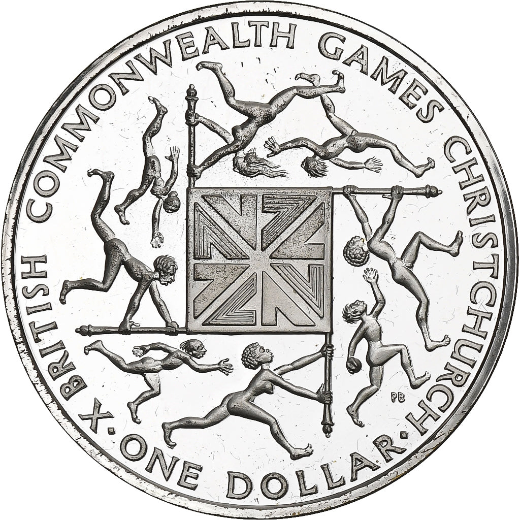 Neuseeland, Elizabeth II, Dollar, 1974, PP, Silber, STGL, KM:44a