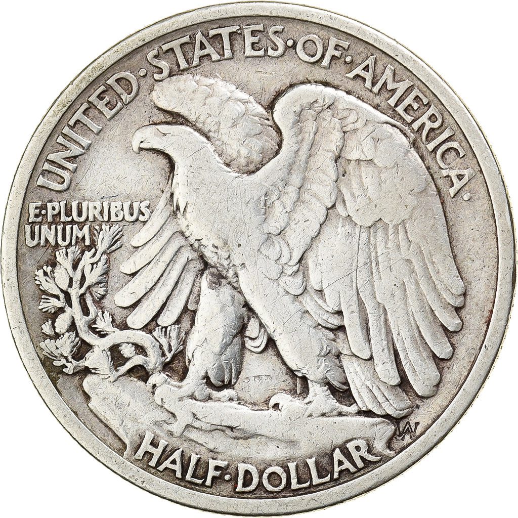 United States, Half Dollar, Walking Liberty, 1935, Philadelphia, Silver