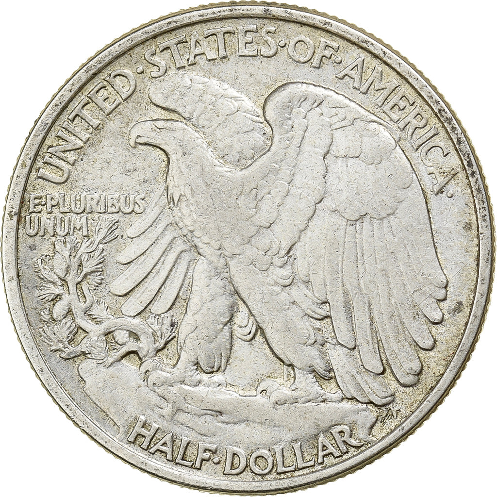 United States, Half Dollar, Walking Liberty, 1942, Philadelphia, Silver