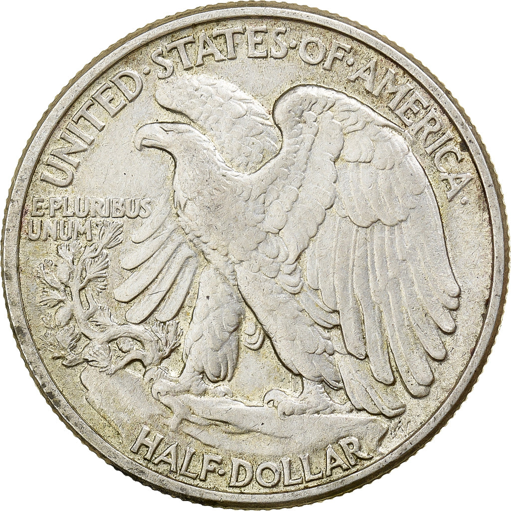United States, Half Dollar, Walking Liberty, 1942, Philadelphia, Silver