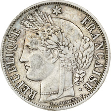 Francia, 5 Francs, Cérès, 1851, Paris, Argento, MB+, KM:761.1