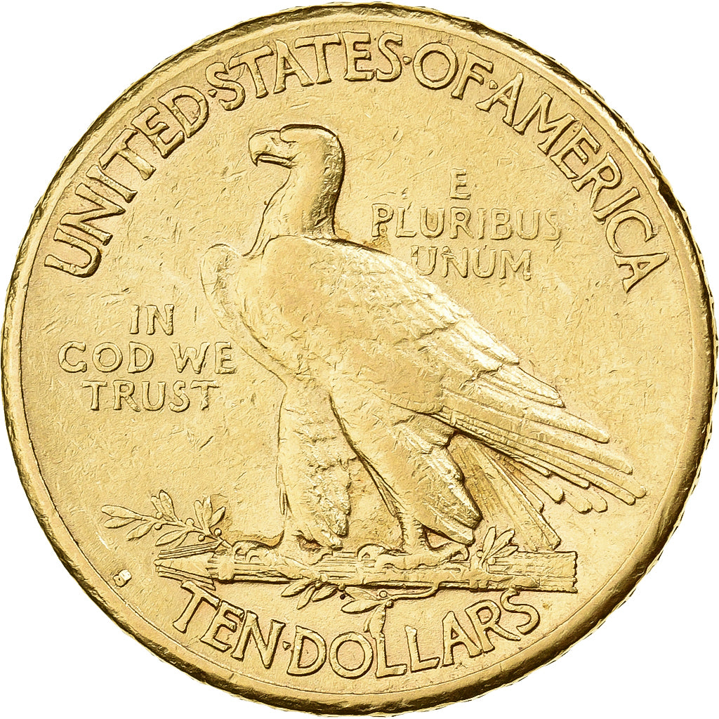 United States, $10, Eagle, Indian Head, 1914, San Francisco, Gold, EF(40-45)