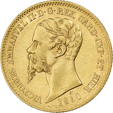 ESTADOS ITALIANOS, SARDINIA, Vittorio Emanuele II, 20 Lire, 1860, Torino